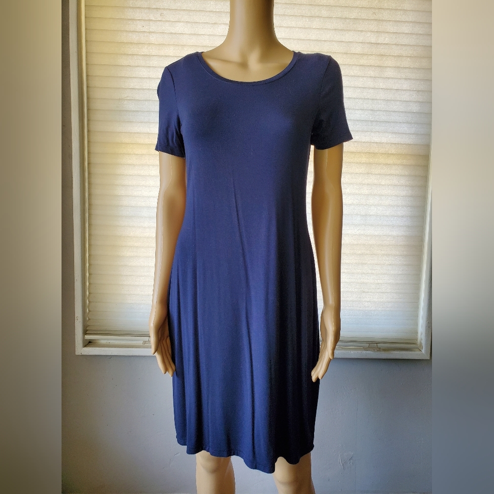 Daily Ritual blue dress, small